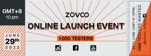 ZOVOO Will Hold 2022 Global Online Launch on June 29