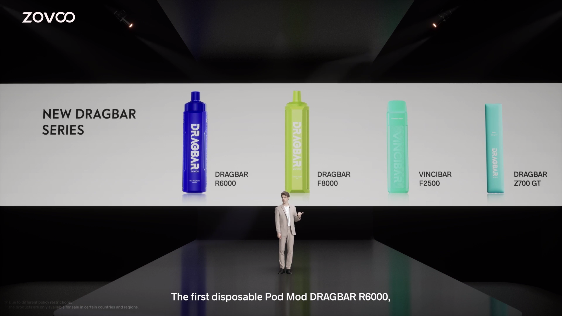 ZOVOO Released 4 Featured New Disposable Vape DRAGBAR R6000, Z700 GT, F8000 and F2500