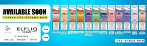 Elf Bar Pre-sale ELFLIQ Nic Salt E-Liquids in UK Market