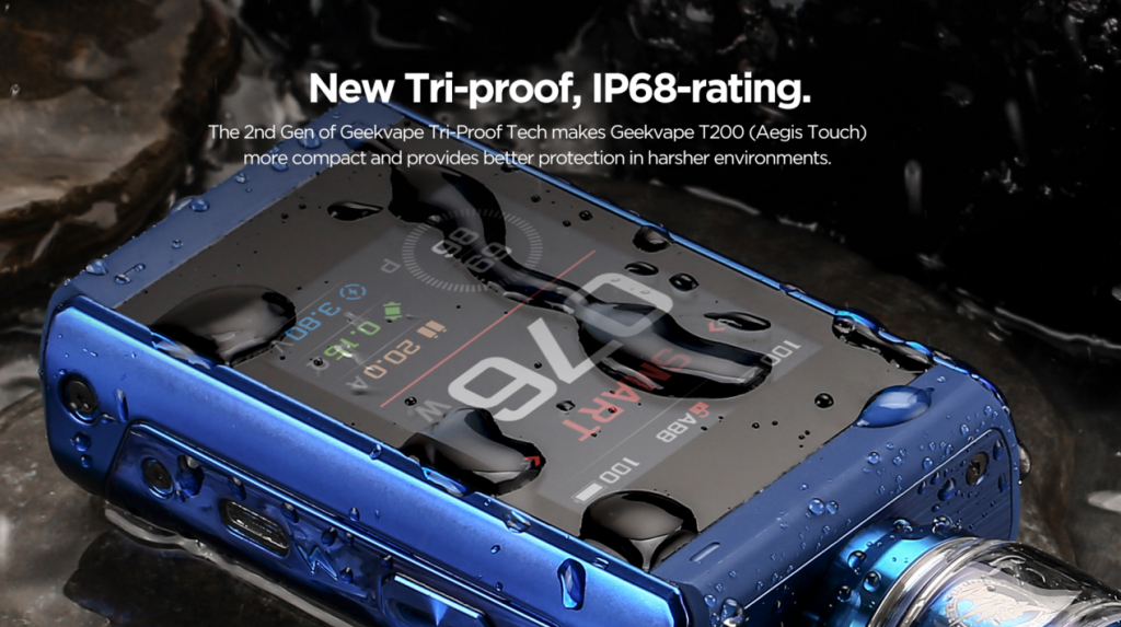 Geekvape Unveils The Smartest Touch MOD T200 Aegis Touch 4 Geekvape Unveils The Smartest Touch MOD T200 Aegis Touch