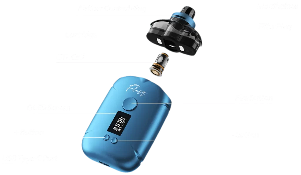 Eleaf Released FlasQ, An Unique Flask-Like Shape Pod Mod Vape 4 Eleaf Released FlasQ, An Unique Flask-Like Shape Pod Mod Vape