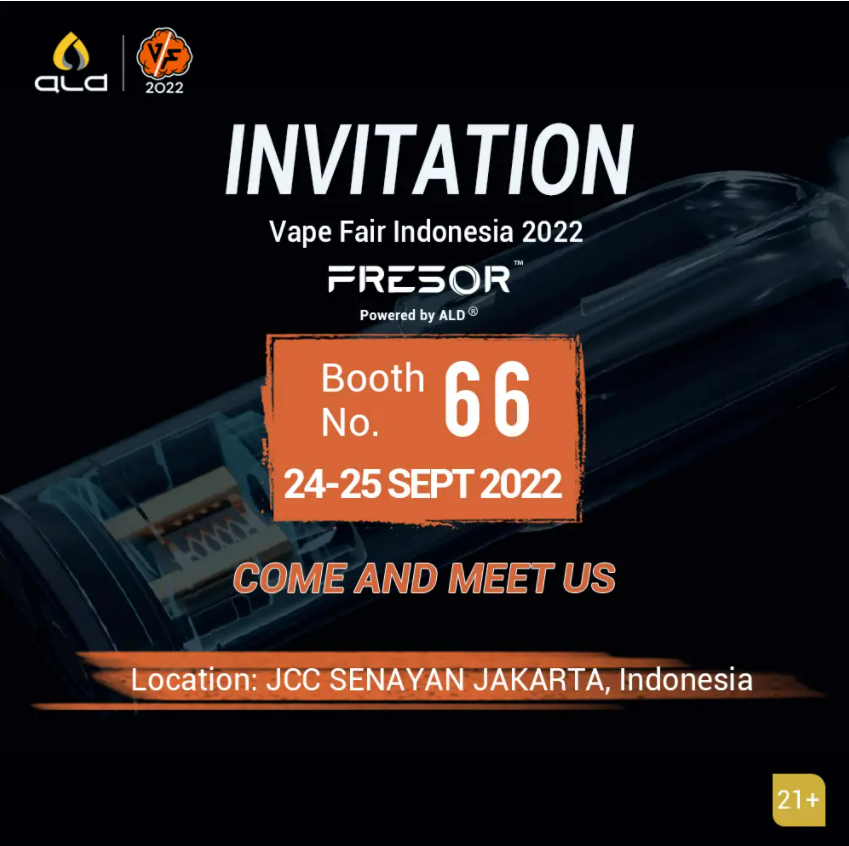 ALD Group Limited Will Shine at Vape Fair Indonesia 2022