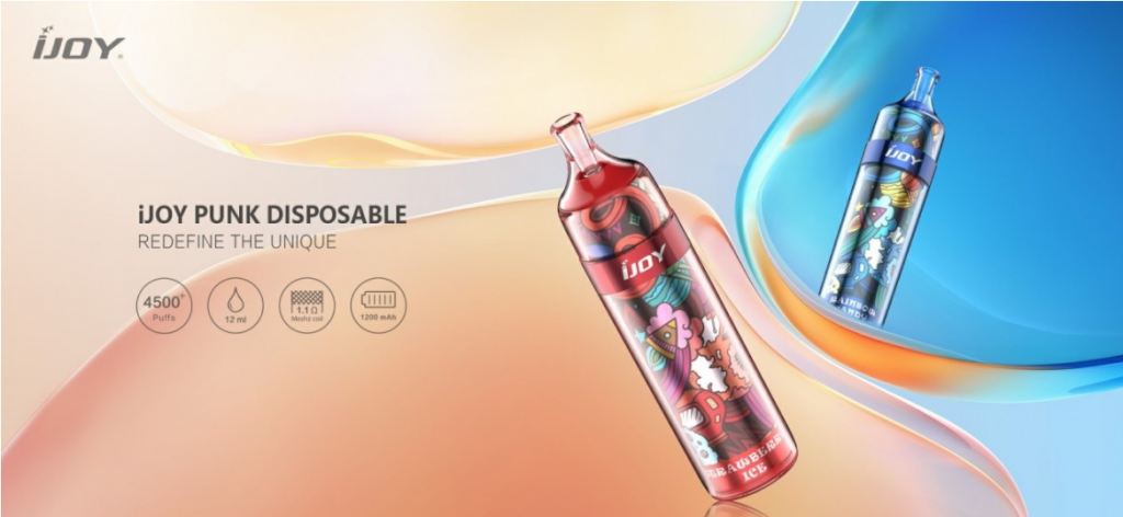 Chinese Vape Brand iJOY Release Its First Disposable Device iJOY PUNK 1 Chinese Vape Brand iJOY Release Its First Disposable Device iJOY PUNK