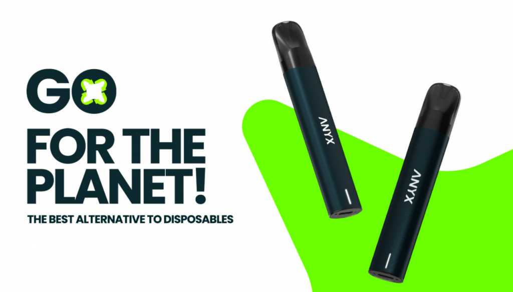 Vape Brand ANYX Launches its New Sustainable Pod Vape ANYX GO 1 Vape Brand ANYX Launches its New Sustainable Pod Vape ANYX GO