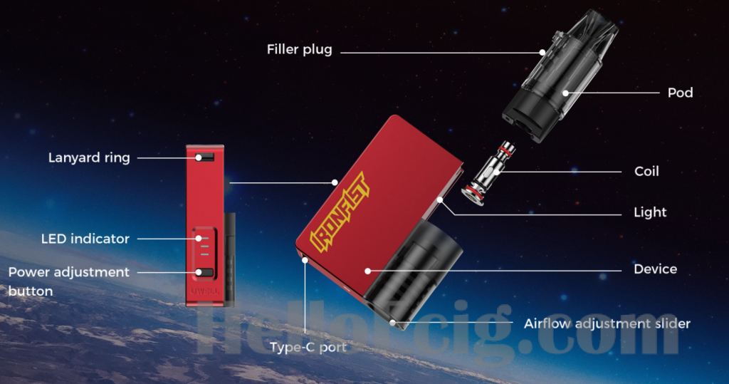 UWELL Released CALIBURN & IRONFIST L POD System 3 UWELL Released CALIBURN & IRONFIST L POD System