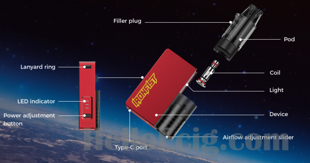 UWELL Released CALIBURN & IRONFIST L POD System