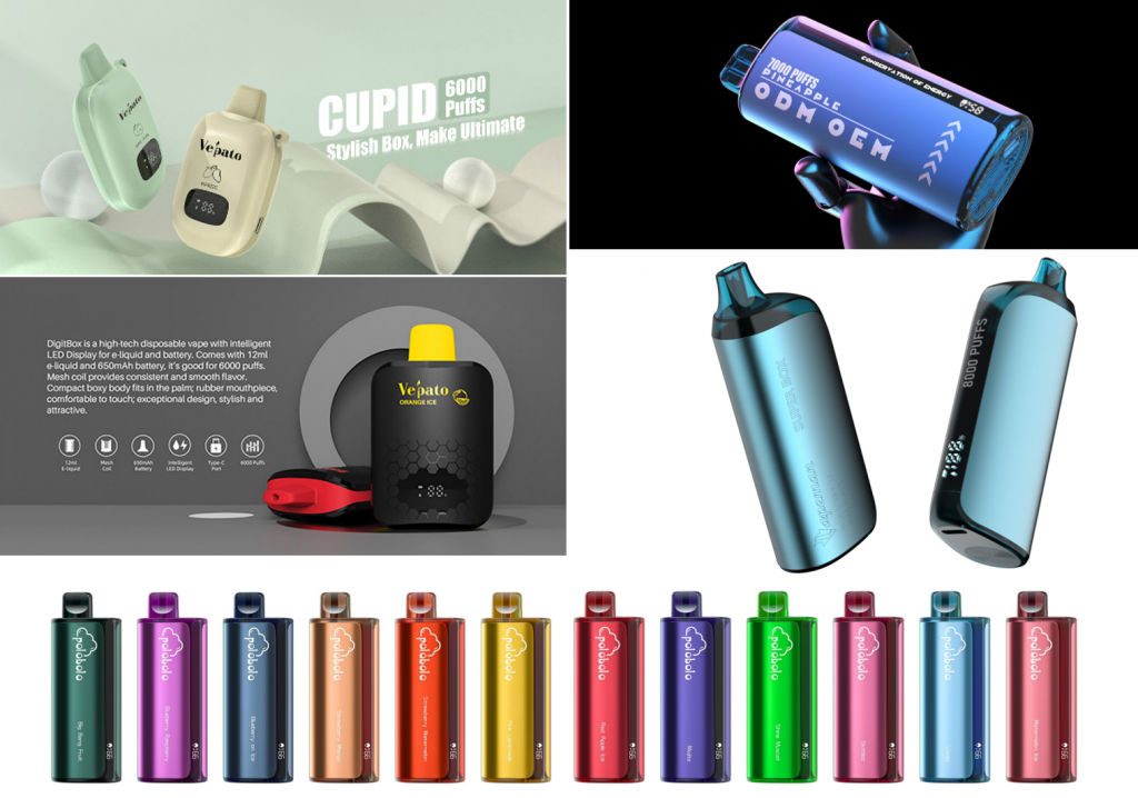 2023 New Trending - The Collection of Disposable Vape with Display Screen