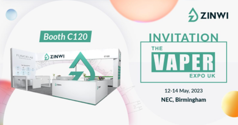 Chinese E-liquid Manufacture Zinwi to Hold Flavoring Event at UK Vapor Expo 1 Chinese E-liquid Manufacture Zinwi to Hold Flavoring Event at UK Vapor Expo