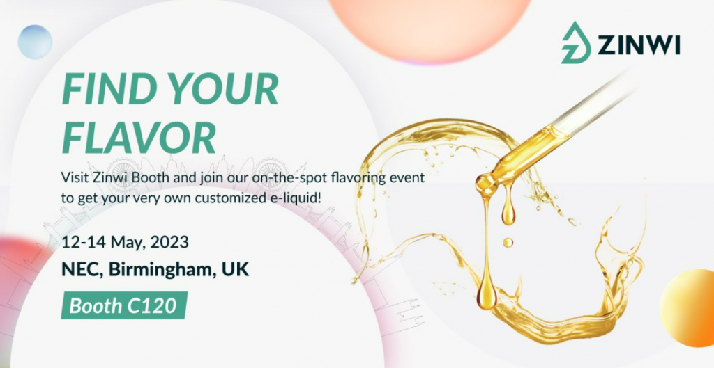 Chinese E-liquid Manufacture Zinwi to Hold Flavoring Event at UK Vapor Expo