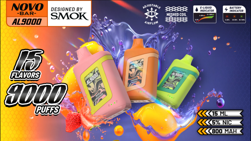 SMOK NOVOBAR Releases New Product AL9000 at Atlantic City CHAMPS Trade Show 2 SMOK NOVOBAR Releases New Product AL9000 at Atlantic City CHAMPS Trade Show
