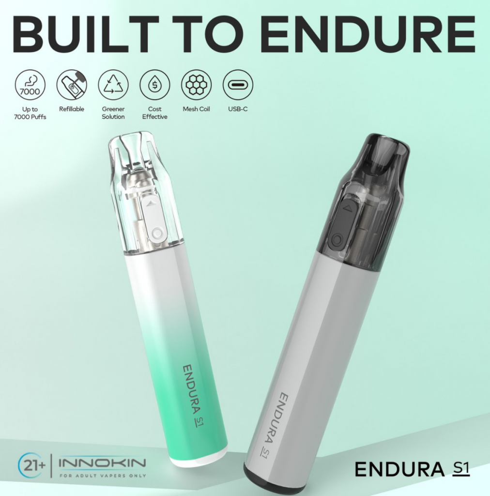 INNOKIN released the New Refillable AIO Pod Endura S1 1 INNOKIN released the New Refillable AIO Pod Endura S1