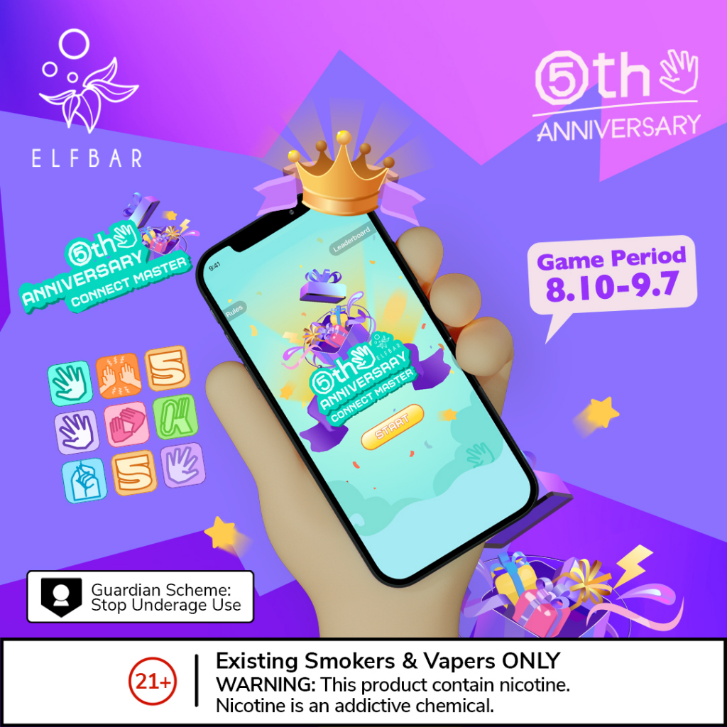 ELFBAR Celebrates Its 5th Anniversary with Global Events and Giveaways